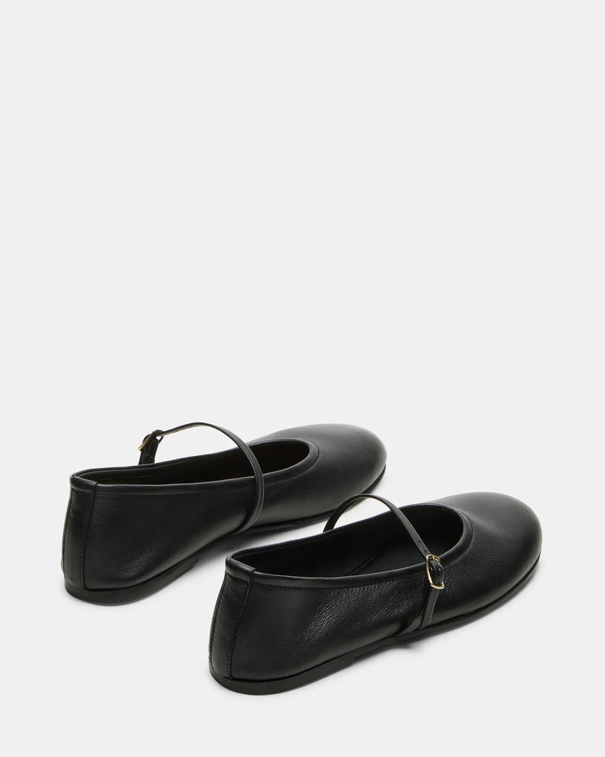 BESETTE BLACK LEATHER - Women's Shoes - Steve Madden Canada