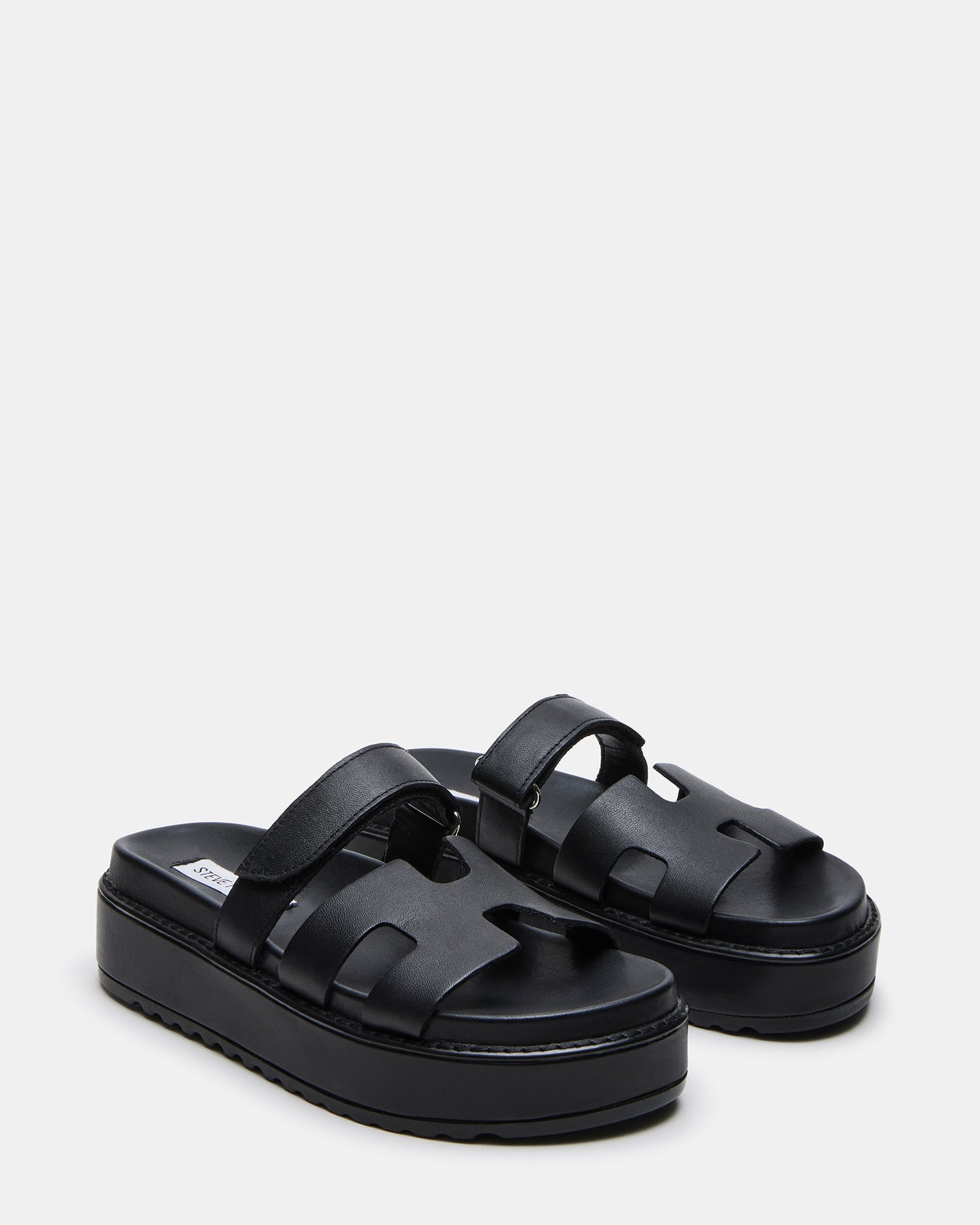 BIGMAYVEN BLACK LEATHER - Women's Shoes - Steve Madden Canada