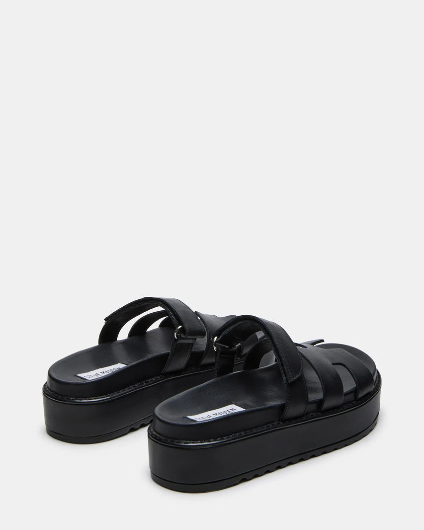 BIGMAYVEN BLACK LEATHER - Women's Shoes - Steve Madden Canada