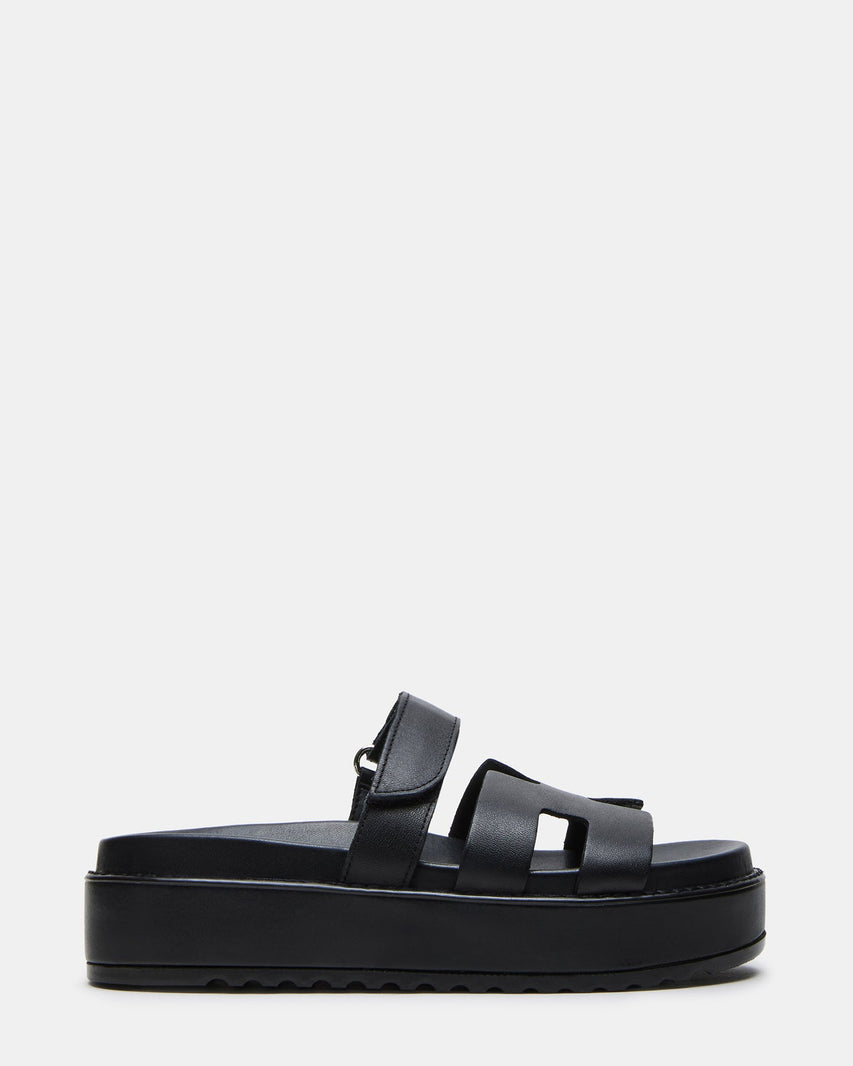 BIGMAYVEN BLACK LEATHER - Women's Shoes - Steve Madden Canada