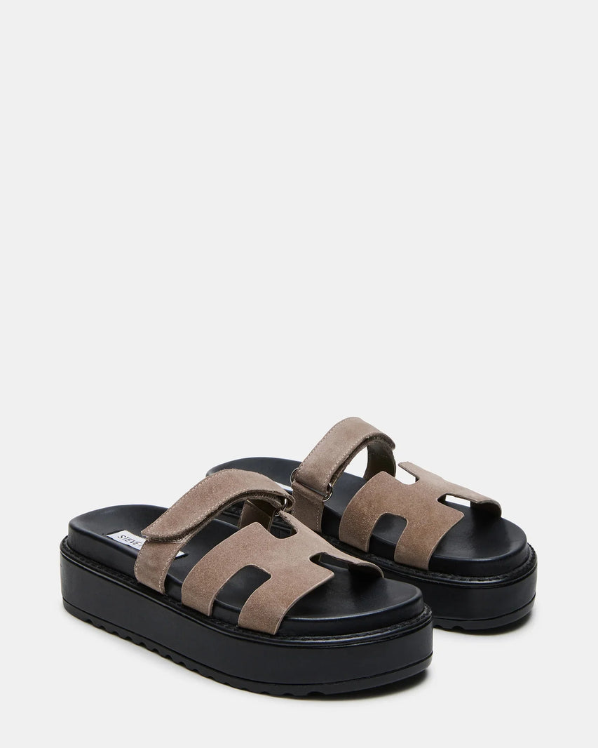 BIGMAYVEN TAUPE SUEDE - Women's Shoes - Steve Madden Canada