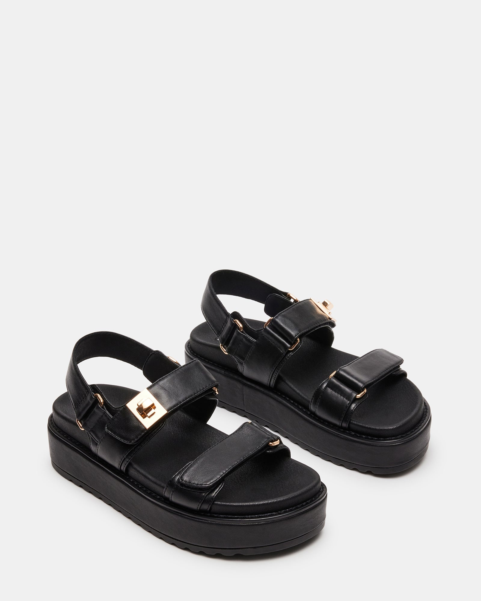 BIGMONA BLACK LEATHER - Women's Shoes - Steve Madden Canada