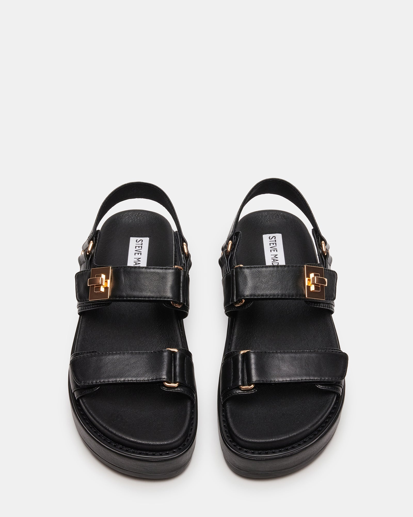 BIGMONA BLACK LEATHER - Women's Shoes - Steve Madden Canada