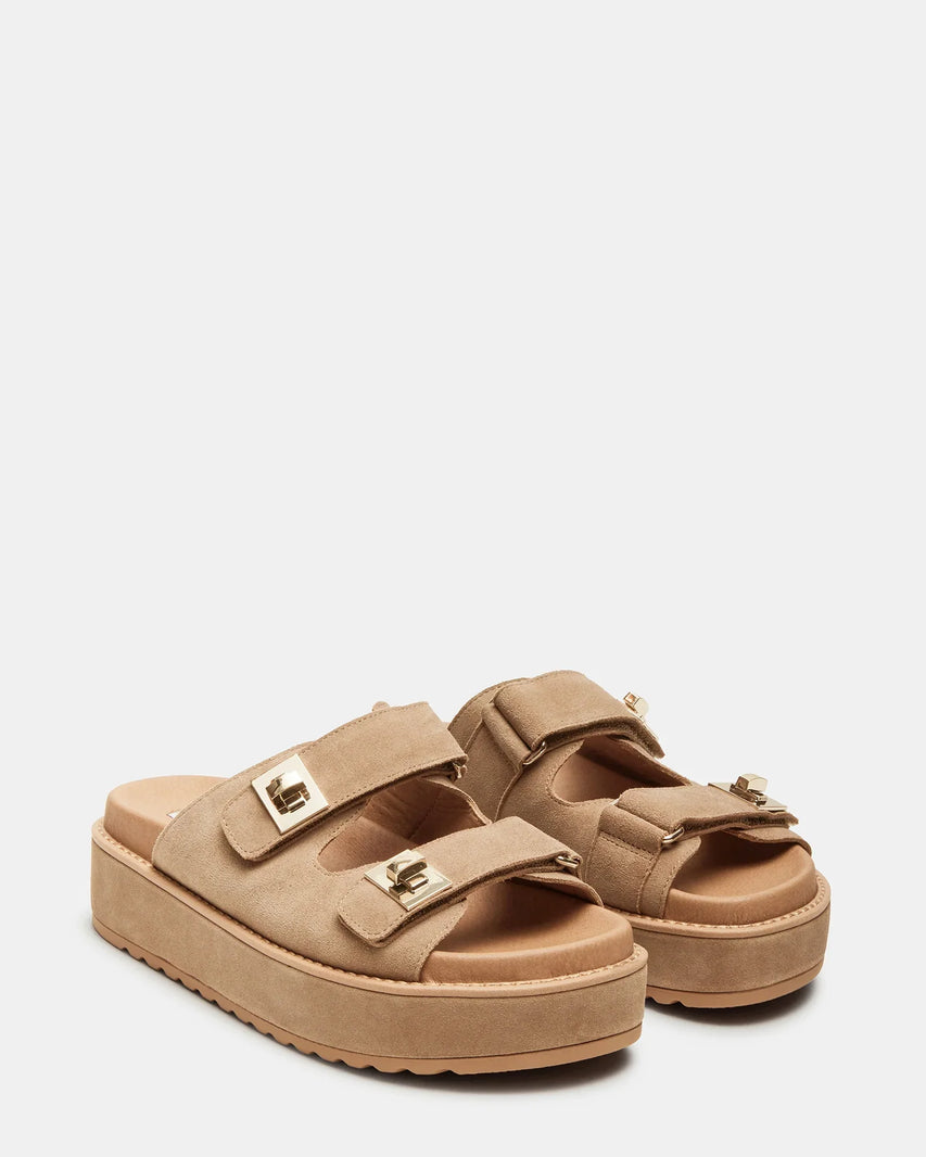 BIGSCHMONA TAUPE SUEDE - Women's Shoes - Steve Madden Canada