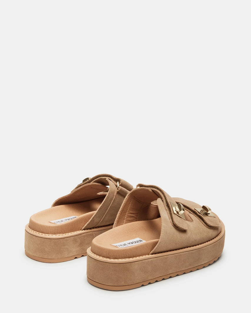 BIGSCHMONA TAUPE SUEDE - Women's Shoes - Steve Madden Canada