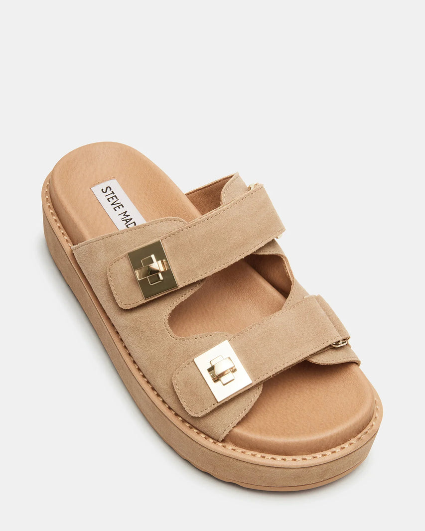 BIGSCHMONA TAUPE SUEDE - Women's Shoes - Steve Madden Canada