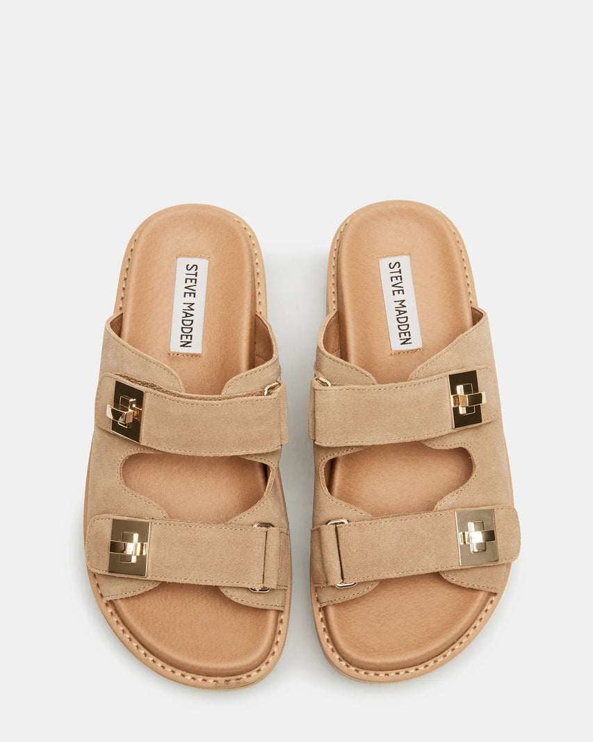BIGSCHMONA TAUPE SUEDE - Women's Shoes - Steve Madden Canada