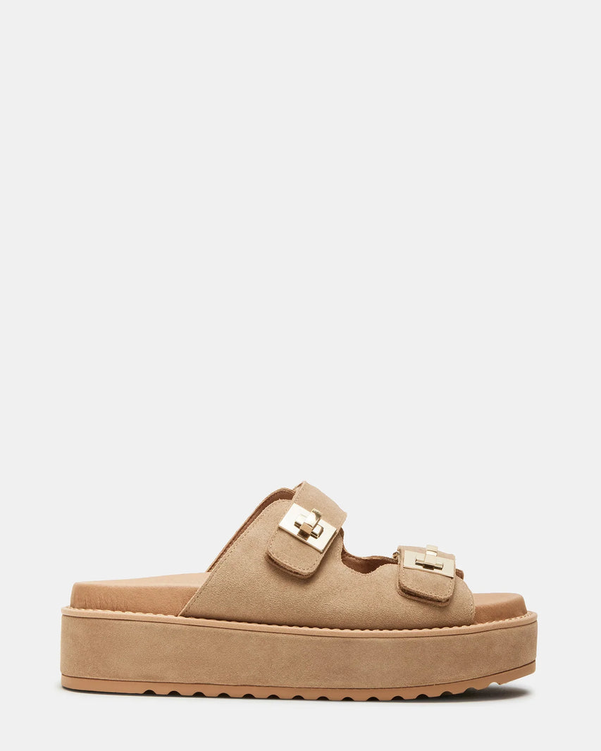 BIGSCHMONA TAUPE SUEDE - Women's Shoes - Steve Madden Canada