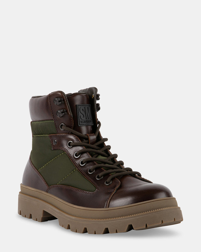 BLAINE BROWN LEATHER - Men's Shoes - Steve Madden Canada