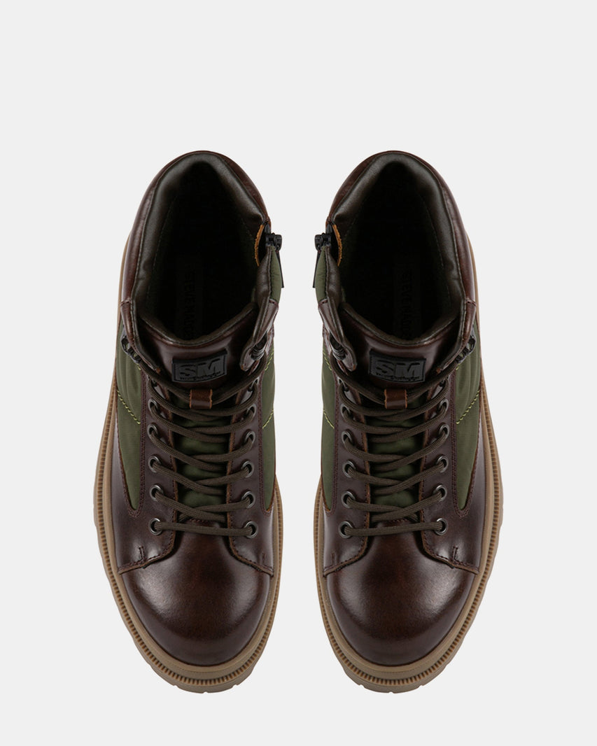 BLAINE BROWN LEATHER - Men's Shoes - Steve Madden Canada
