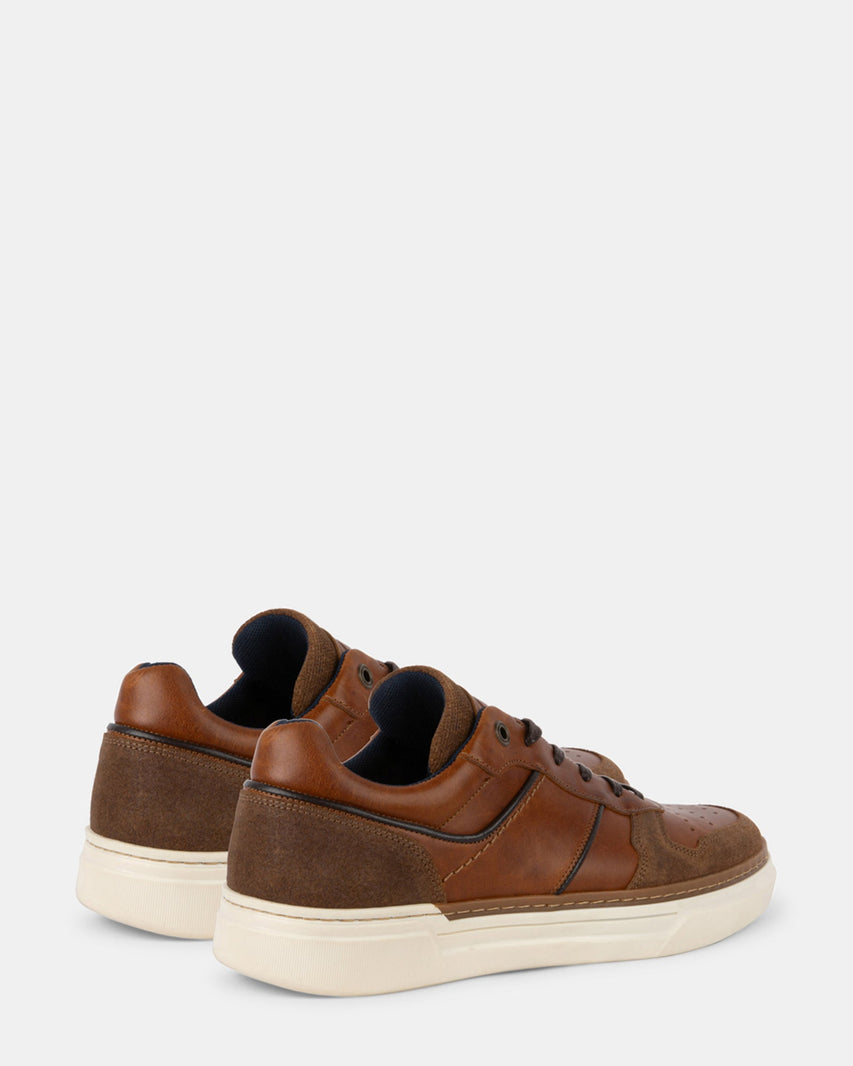 BLOORE COGNAC LEATHER - Men's Shoes - Steve Madden Canada