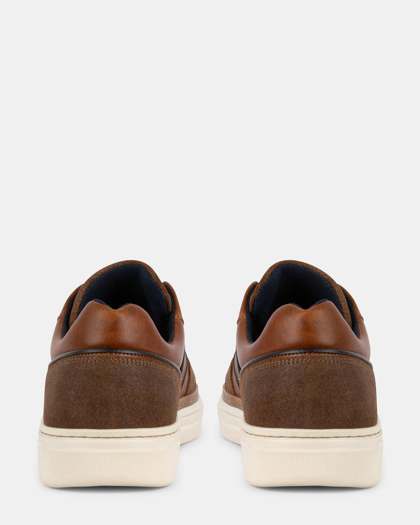 BLOORE COGNAC LEATHER - Men's Shoes - Steve Madden Canada