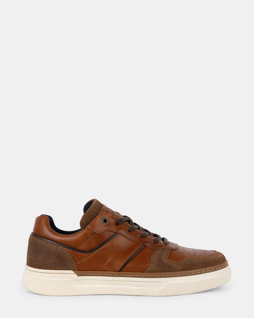BLOORE COGNAC LEATHER - Men's Shoes - Steve Madden Canada