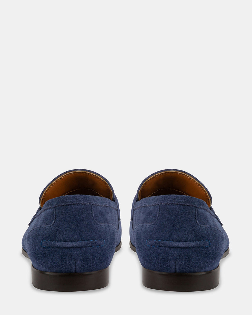 BRAAVE NAVY SUEDE - Men's Shoes - Steve Madden Canada