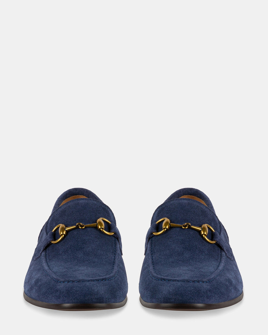 BRAAVE NAVY SUEDE - Men's Shoes - Steve Madden Canada