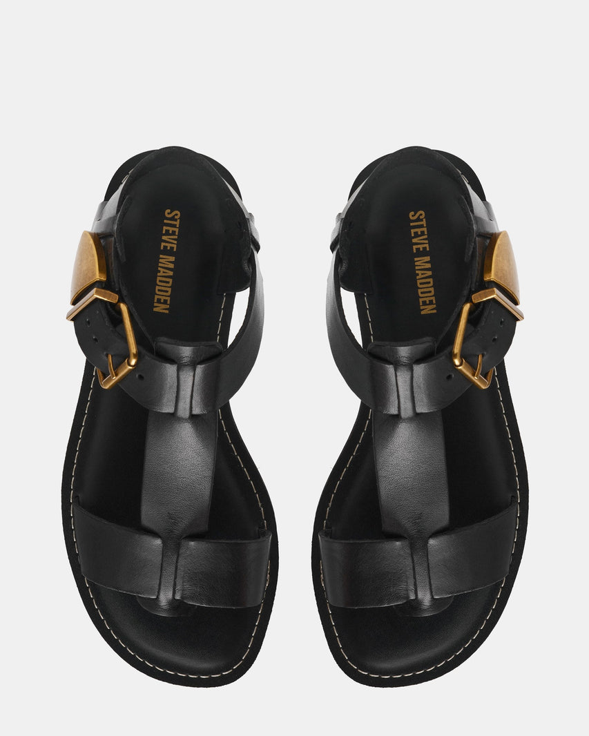 BRAZINN BLACK LEATHER - Women's Shoes - Steve Madden Canada