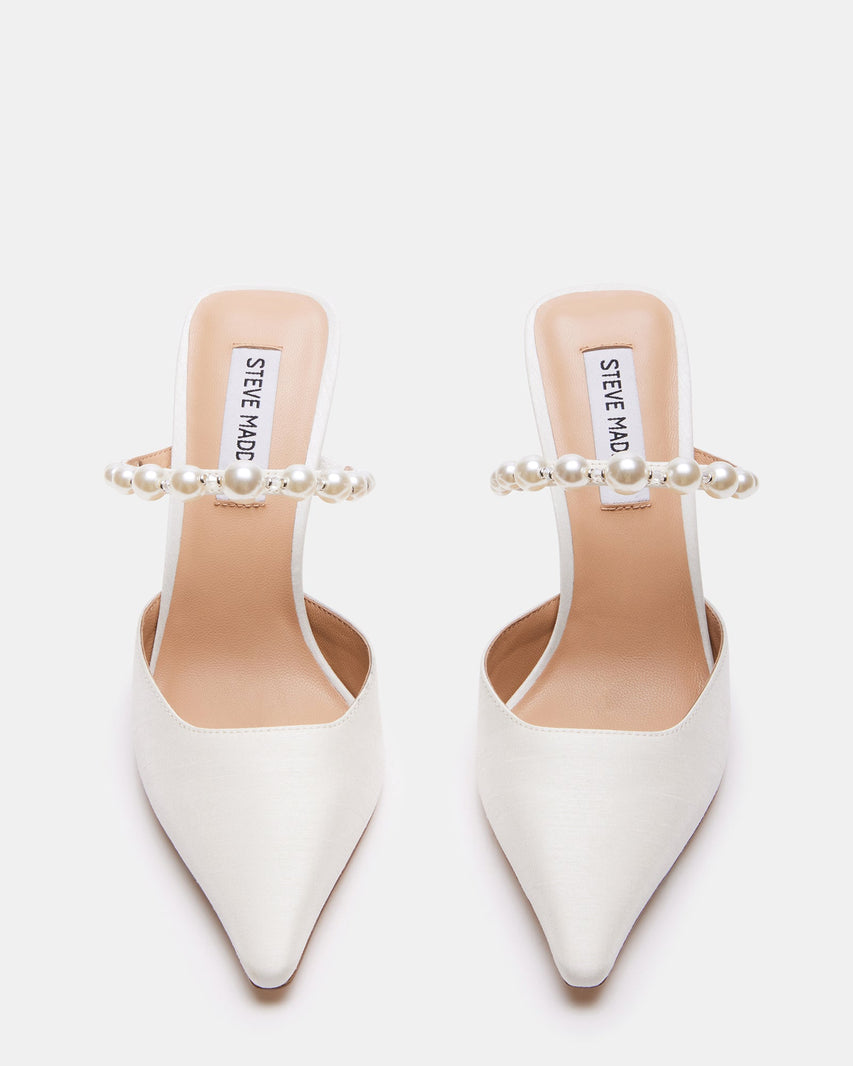 BRECKI-P WHITE FABRIC - Women's Shoes - Steve Madden Canada