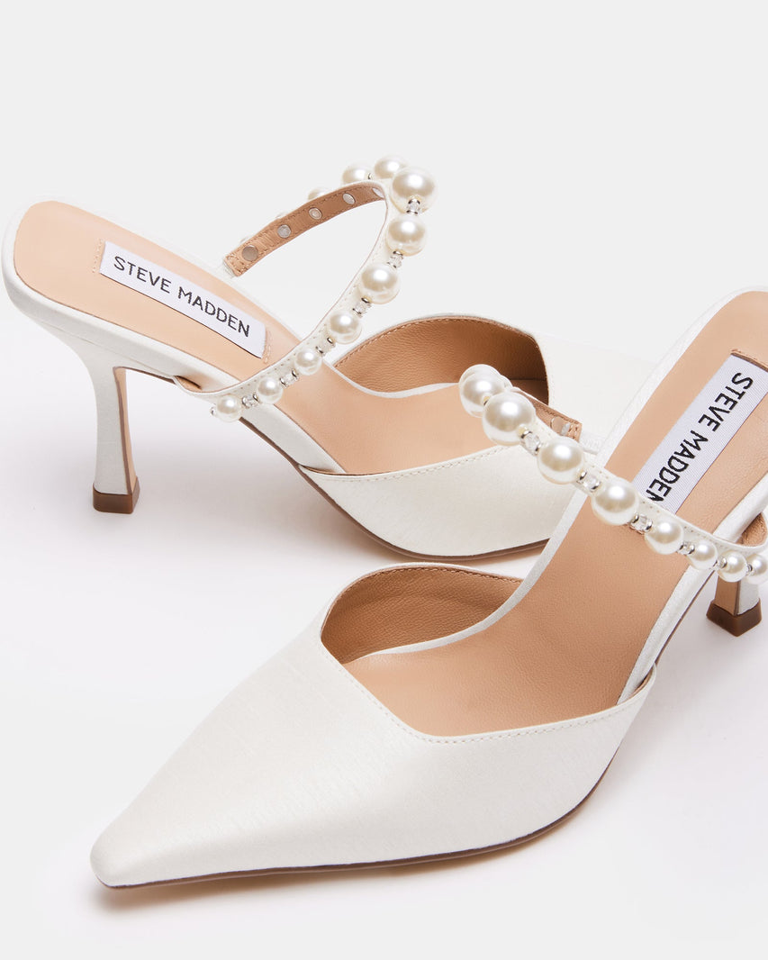 BRECKI-P WHITE FABRIC - Women's Shoes - Steve Madden Canada