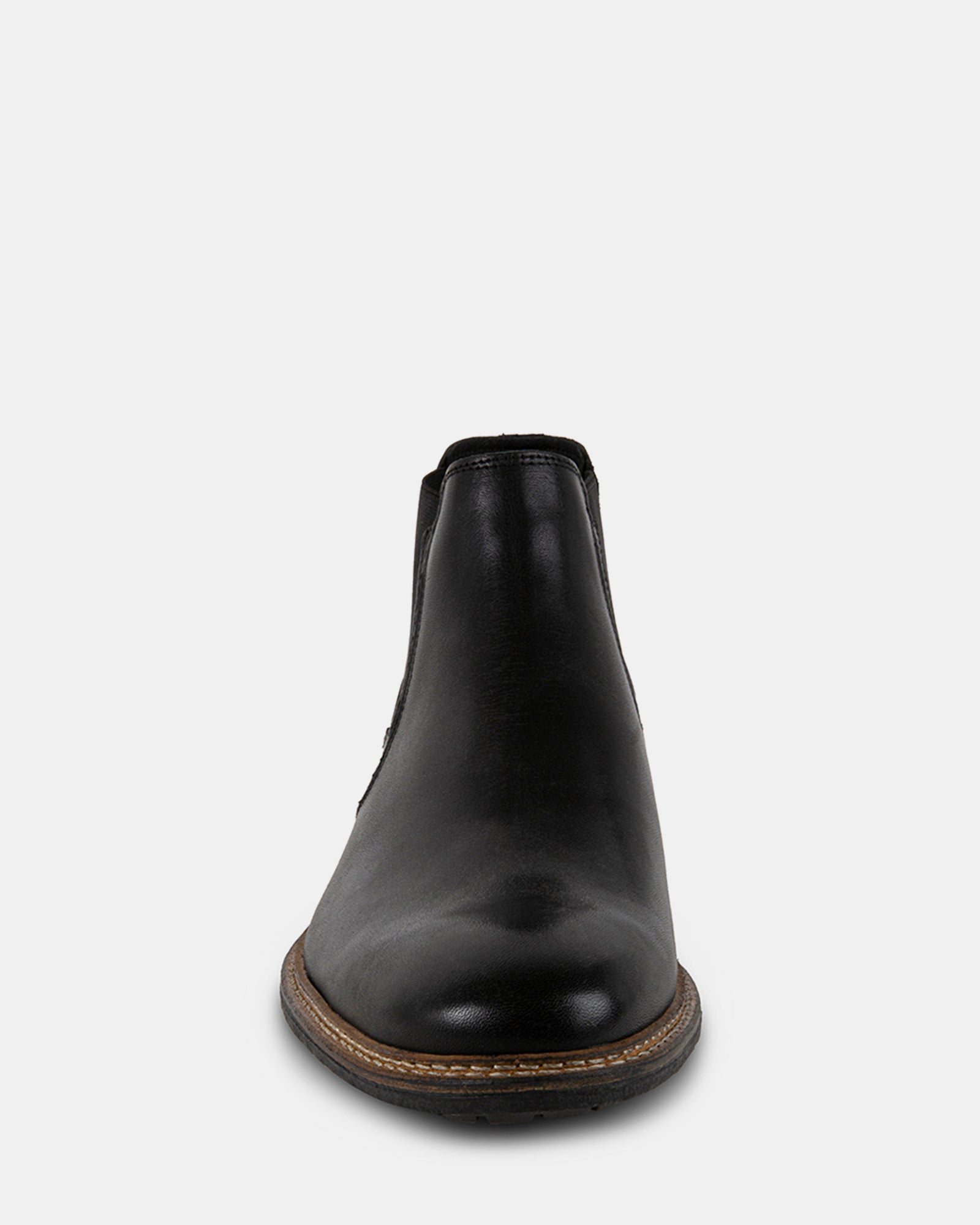 BRITHE BLACK LEATHER - Men's Shoes - Steve Madden Canada