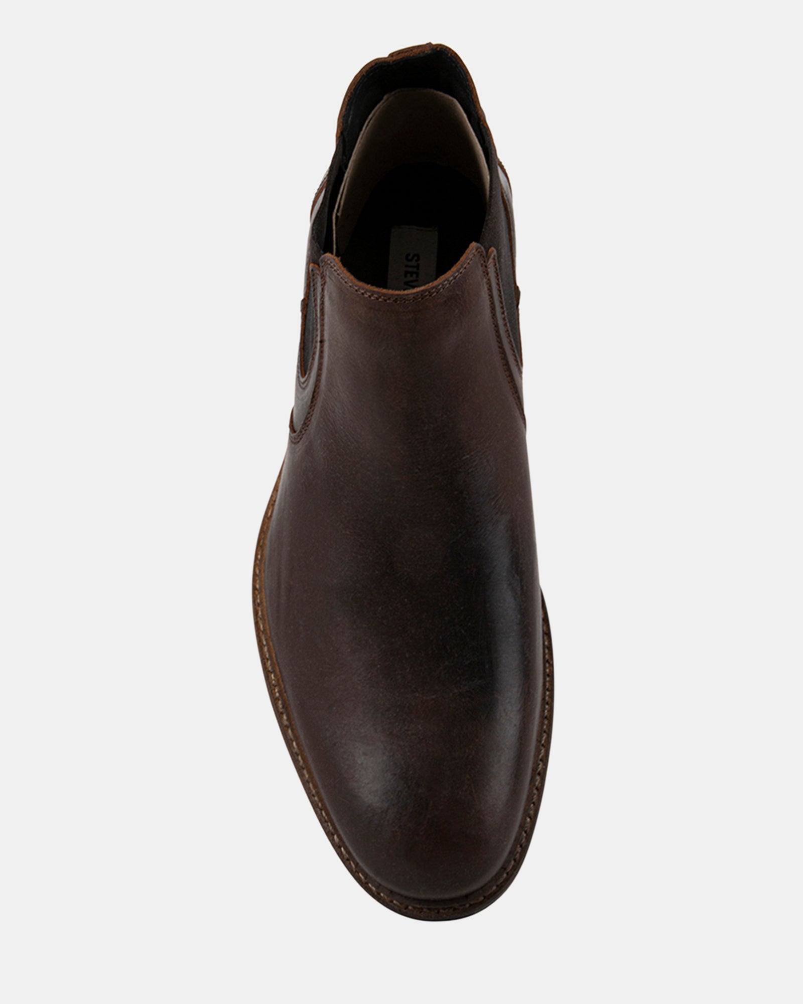 BRITHE BROWN LEATHER - Men's Shoes - Steve Madden Canada