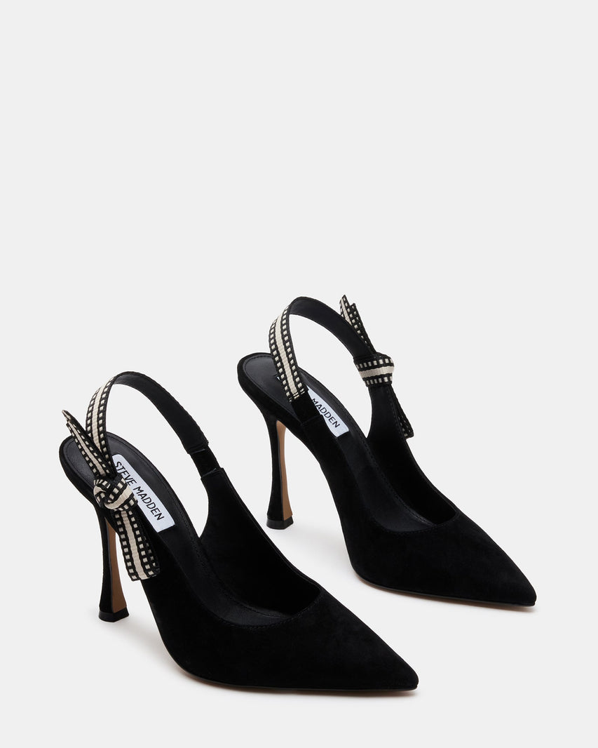 BRI BLACK SUEDE - Women's Shoes - Steve Madden Canada