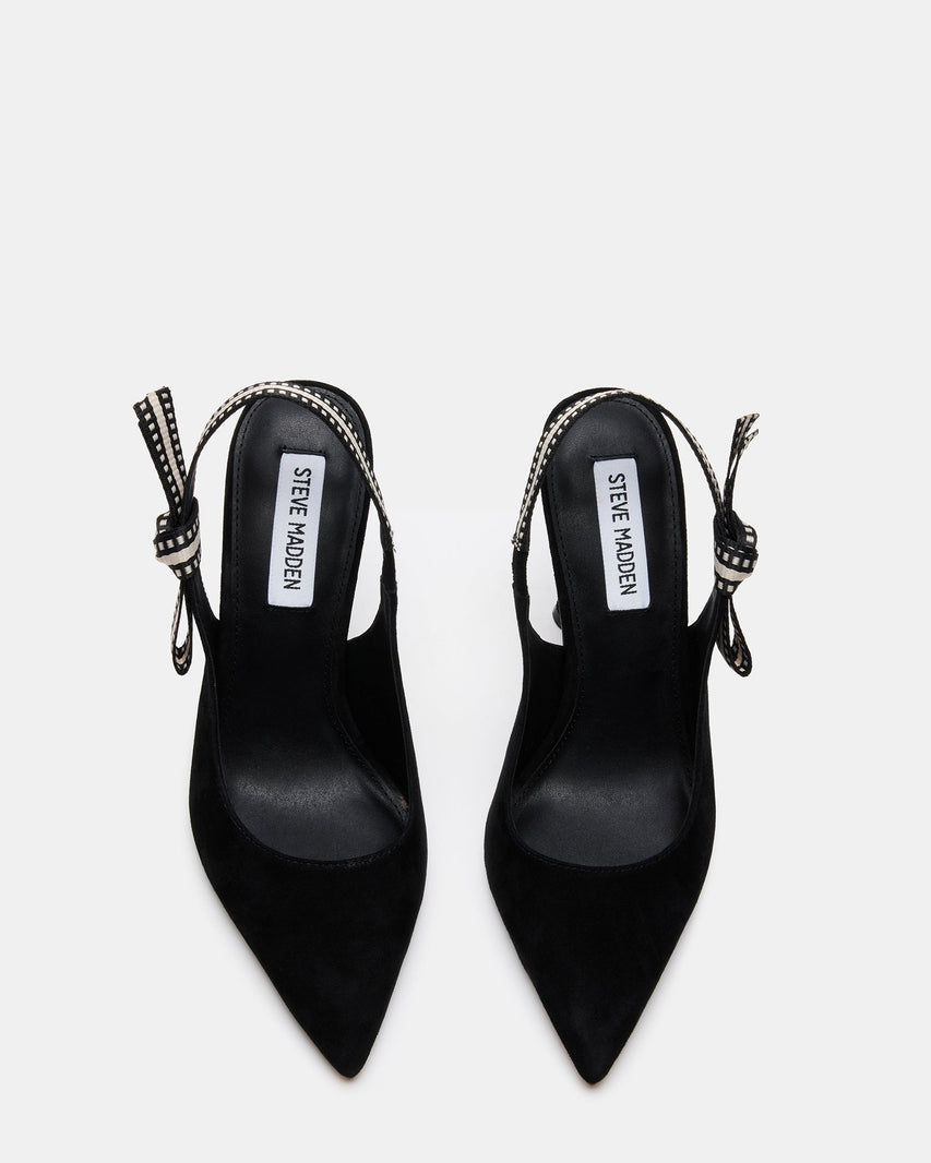 BRI BLACK SUEDE - Women's Shoes - Steve Madden Canada