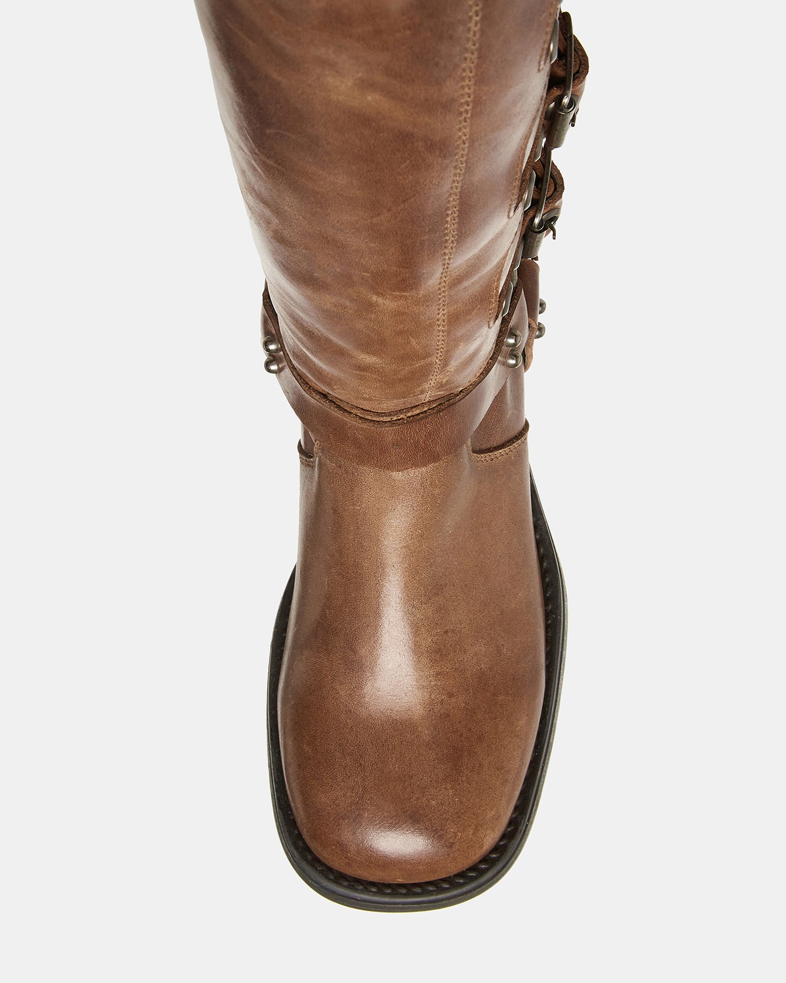 BROCKS BROWN LEATHER - Women's Shoes - Steve Madden Canada
