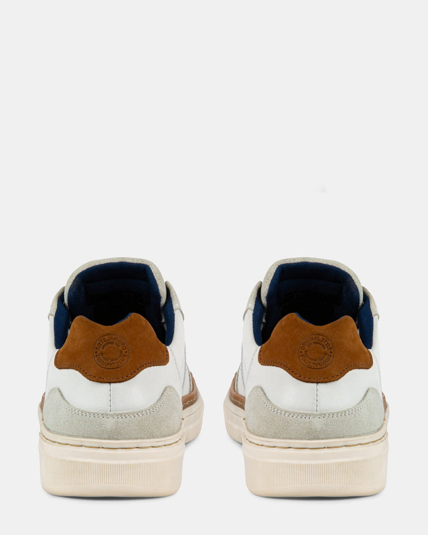BRYGGS WHITE LEATHER - Men's Shoes - Steve Madden Canada
