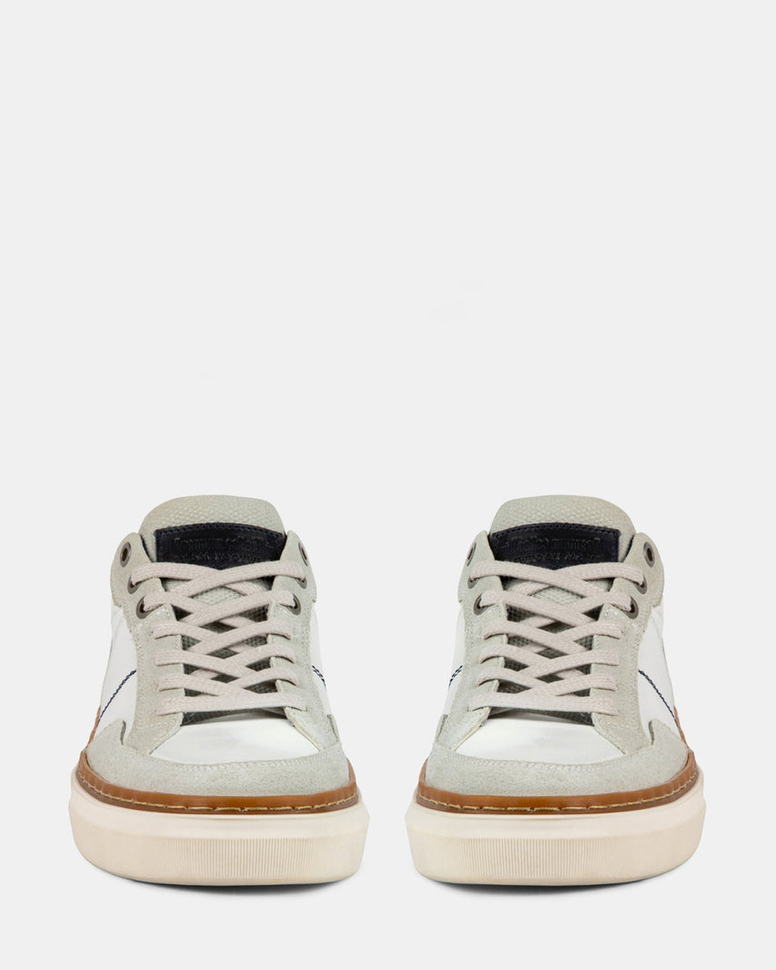 BRYGGS WHITE LEATHER - Men's Shoes - Steve Madden Canada