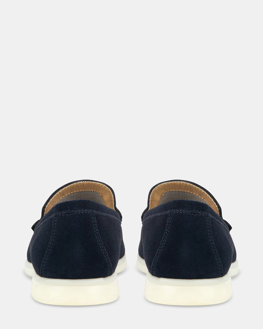 CALIBERR NAVY SUEDE - Men's Shoes - Steve Madden Canada