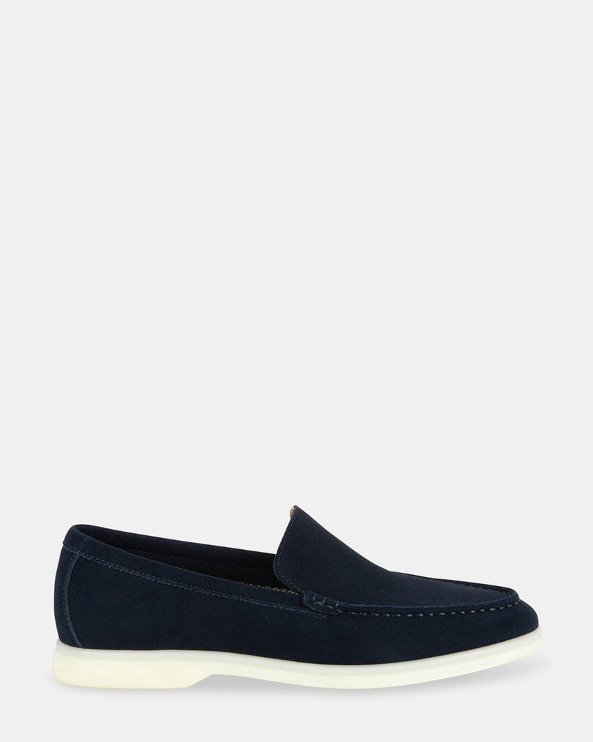 CALIBERR NAVY SUEDE - Men's Shoes - Steve Madden Canada