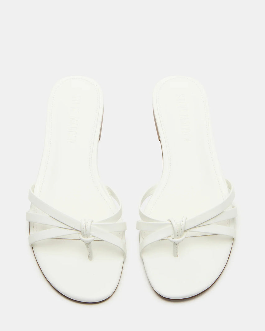 CALISSI WHITE LEATHER - Women's Shoes - Steve Madden Canada