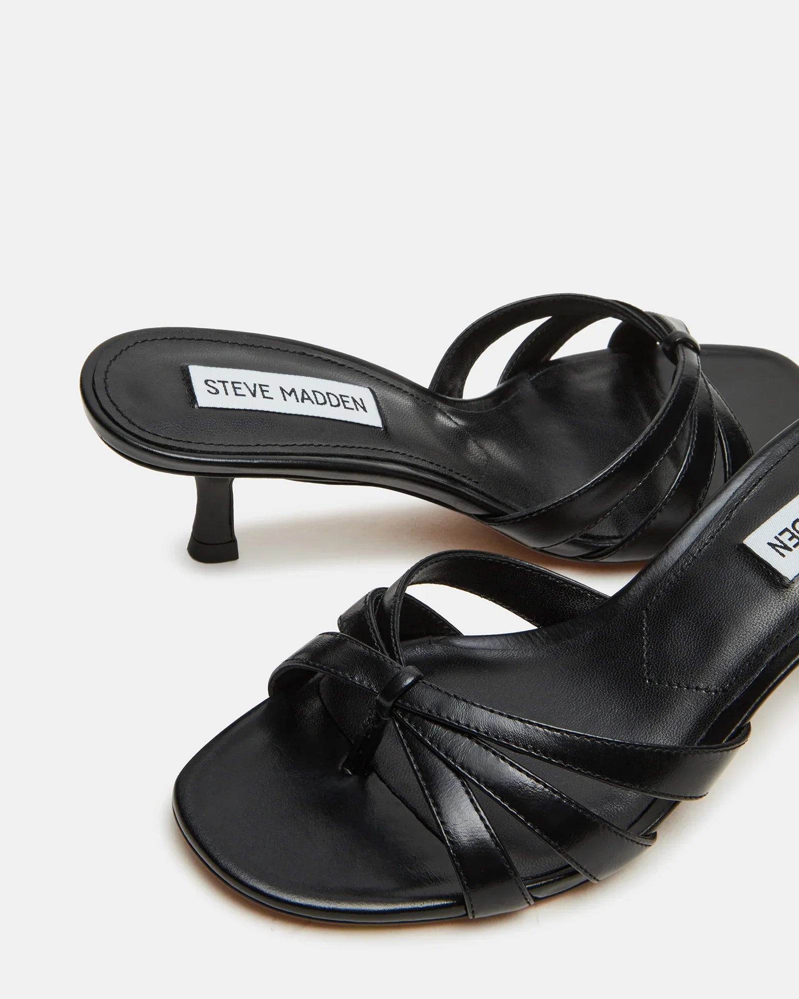 CARY BLACK LEATHER - Women's Shoes - Steve Madden Canada