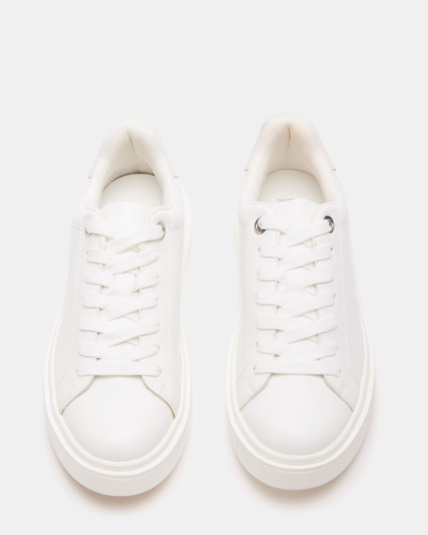 CATCHER WHITE SUEDE - Women's Shoes - Steve Madden Canada