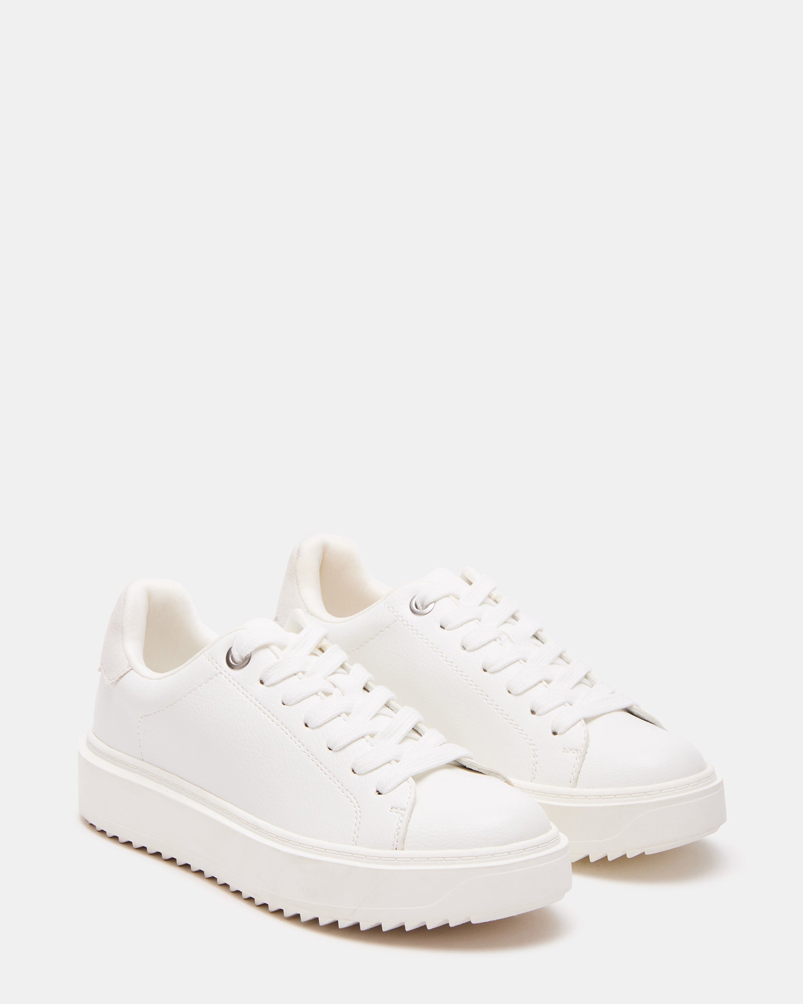 CATCHER WHITE SUEDE - Women's Shoes - Steve Madden Canada