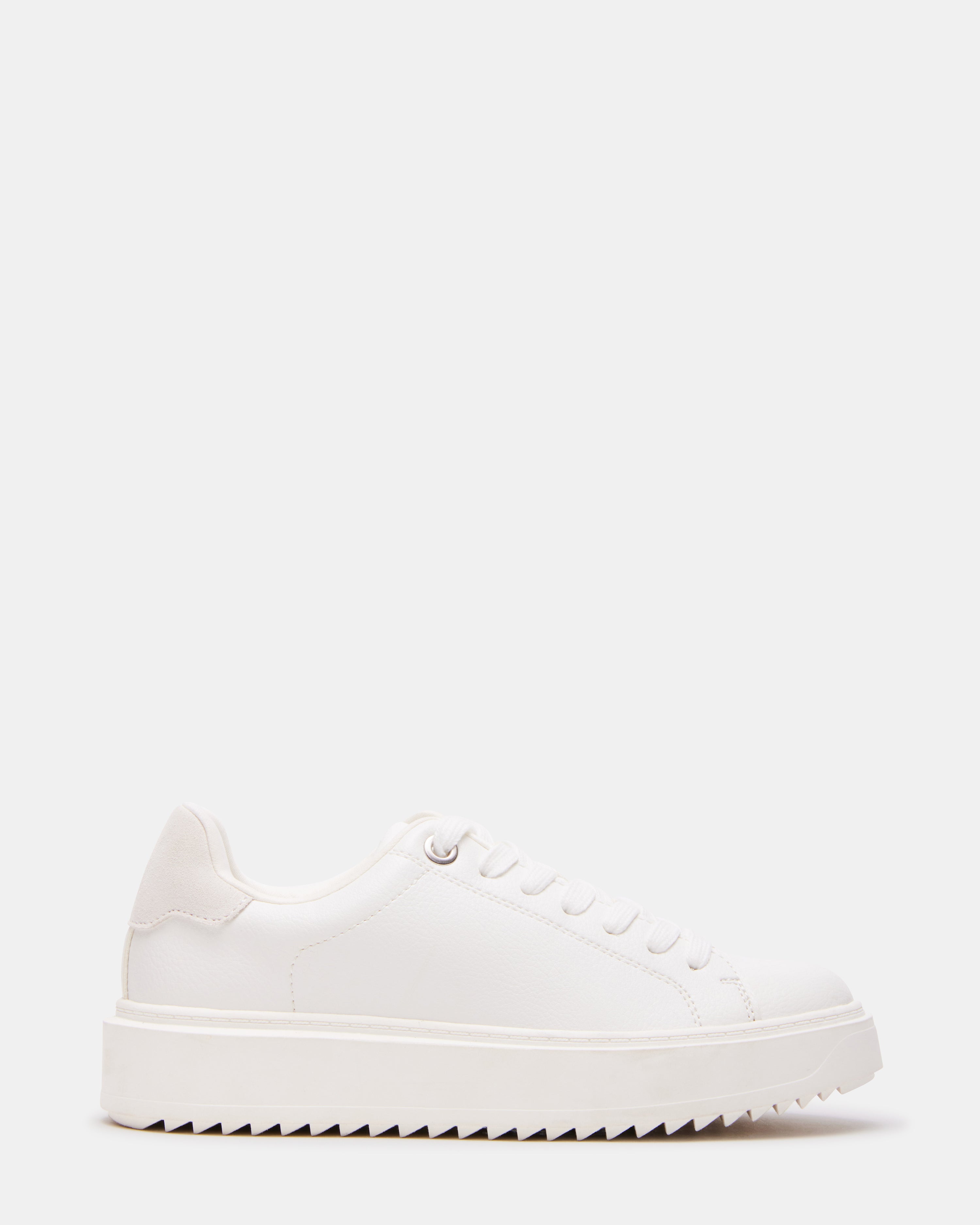 CATCHER WHITE SUEDE - Women's Shoes - Steve Madden Canada