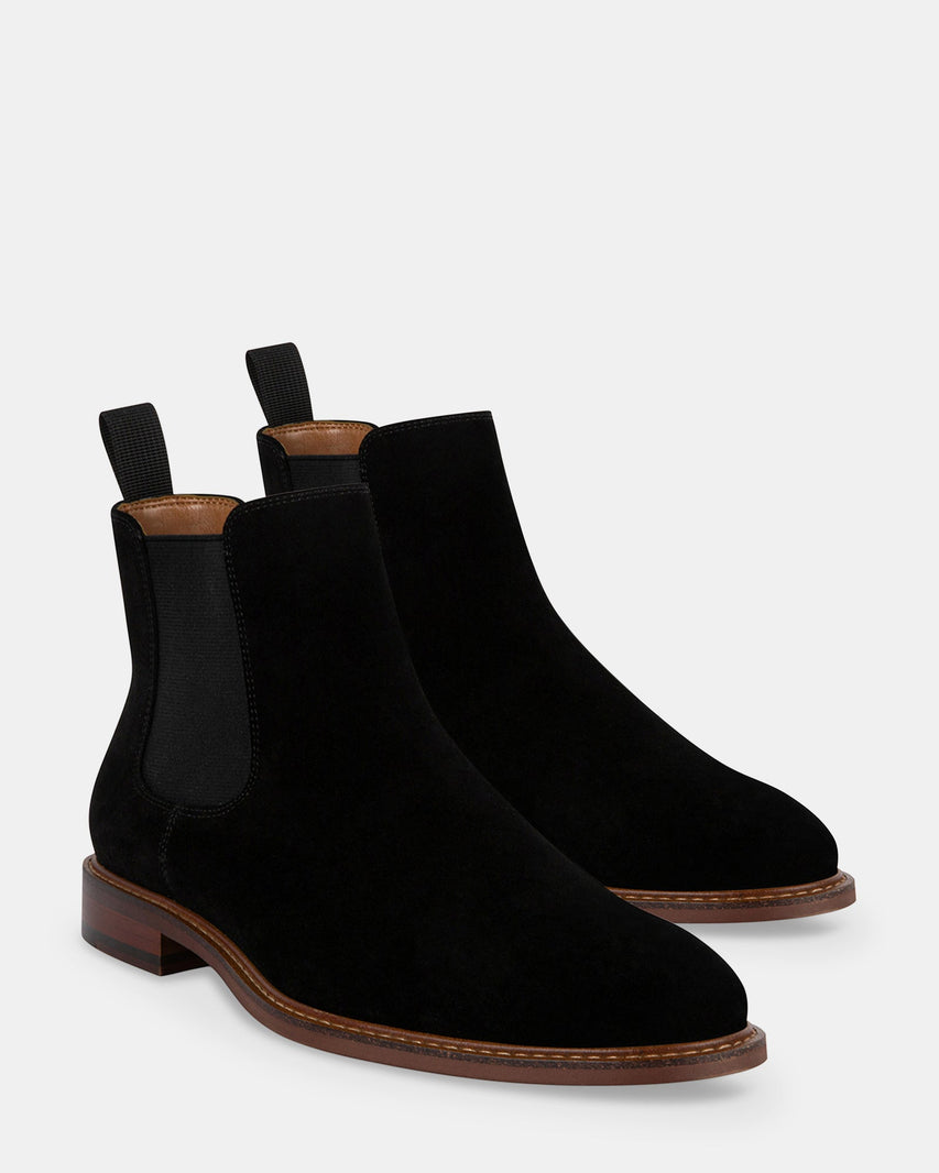 CESARO BLACK SUEDE - Men's Shoes - Steve Madden Canada