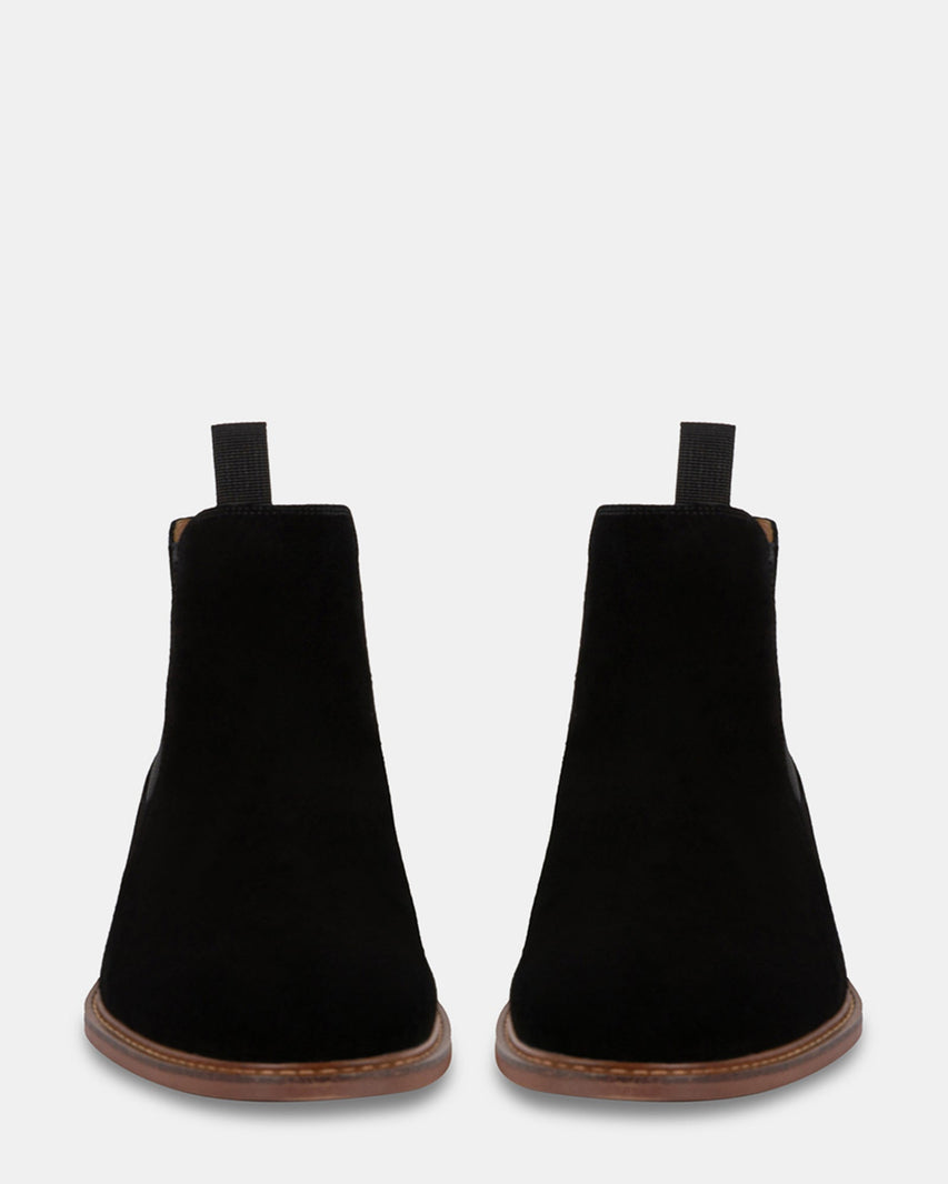 CESARO BLACK SUEDE - Men's Shoes - Steve Madden Canada