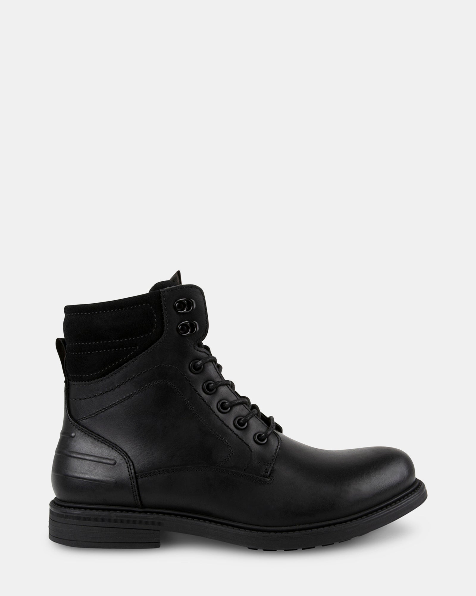 CLOVERRR BLACK LEATHER - Men's Shoes - Steve Madden Canada