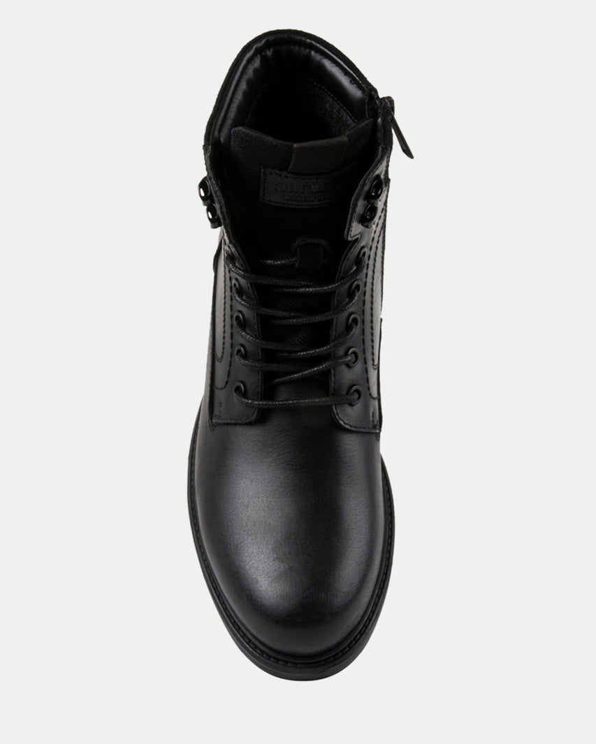 CLOVERRR BLACK LEATHER - Men's Shoes - Steve Madden Canada