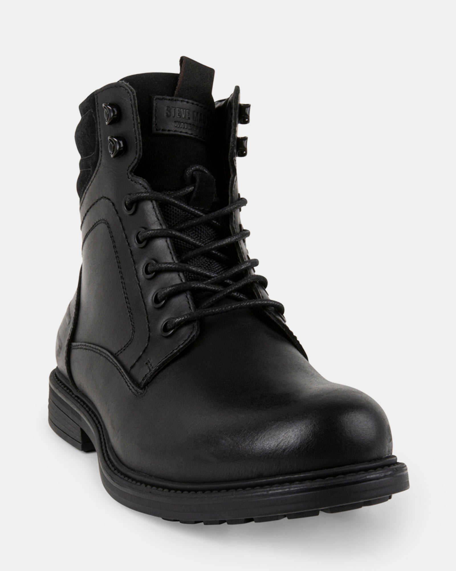 CLOVERRR BLACK LEATHER - Men's Shoes - Steve Madden Canada