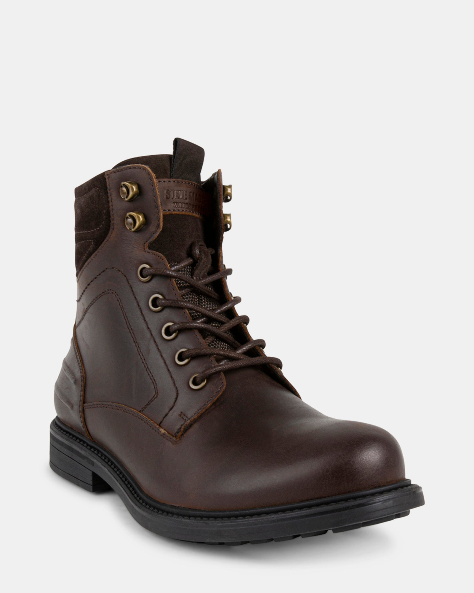 CLOVERRR BROWN LEATHER - Men's Shoes - Steve Madden Canada