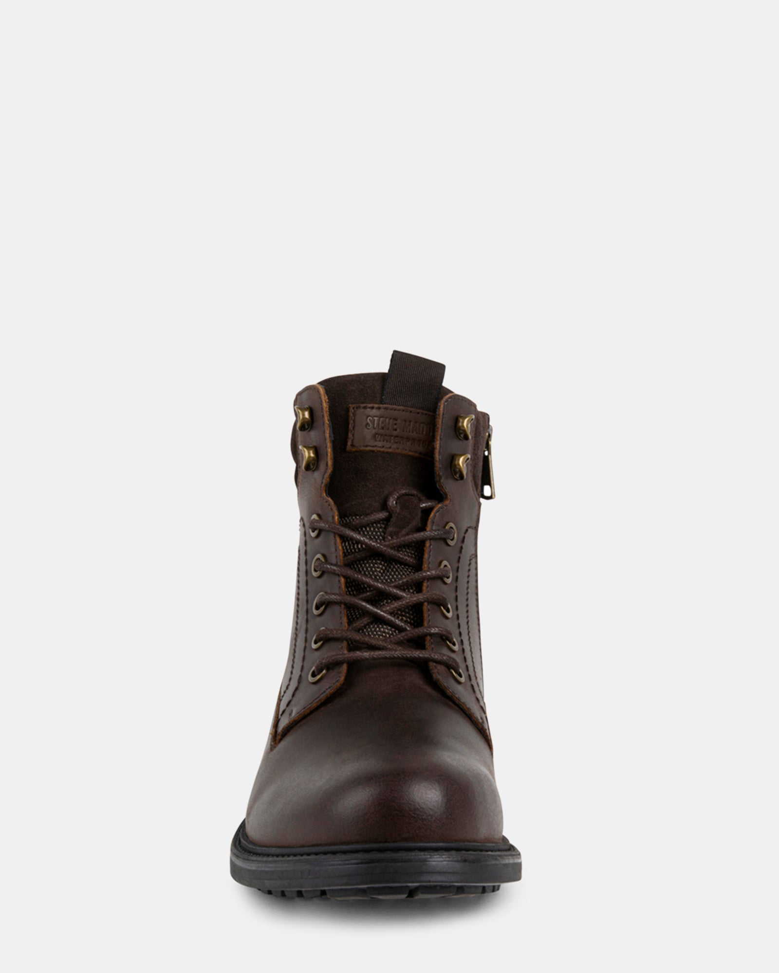 CLOVERRR BROWN LEATHER - Men's Shoes - Steve Madden Canada