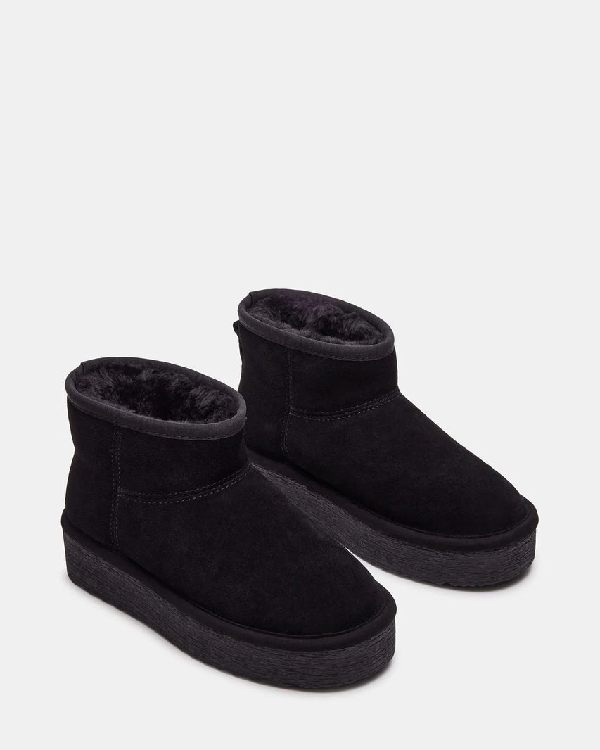 COMFY BLACK SUEDE - Women's Shoes - Steve Madden Canada