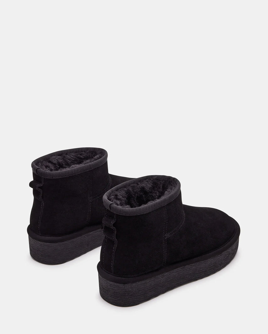 COMFY BLACK SUEDE - Women's Shoes - Steve Madden Canada
