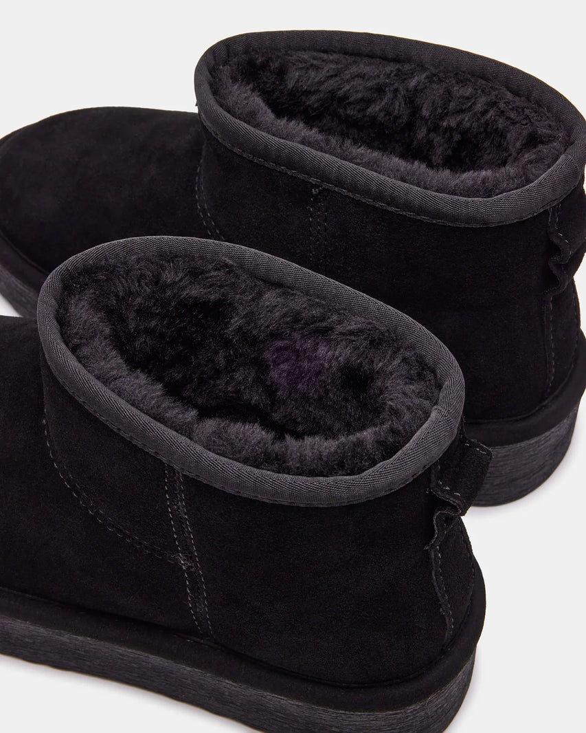 COMFY BLACK SUEDE - Women's Shoes - Steve Madden Canada
