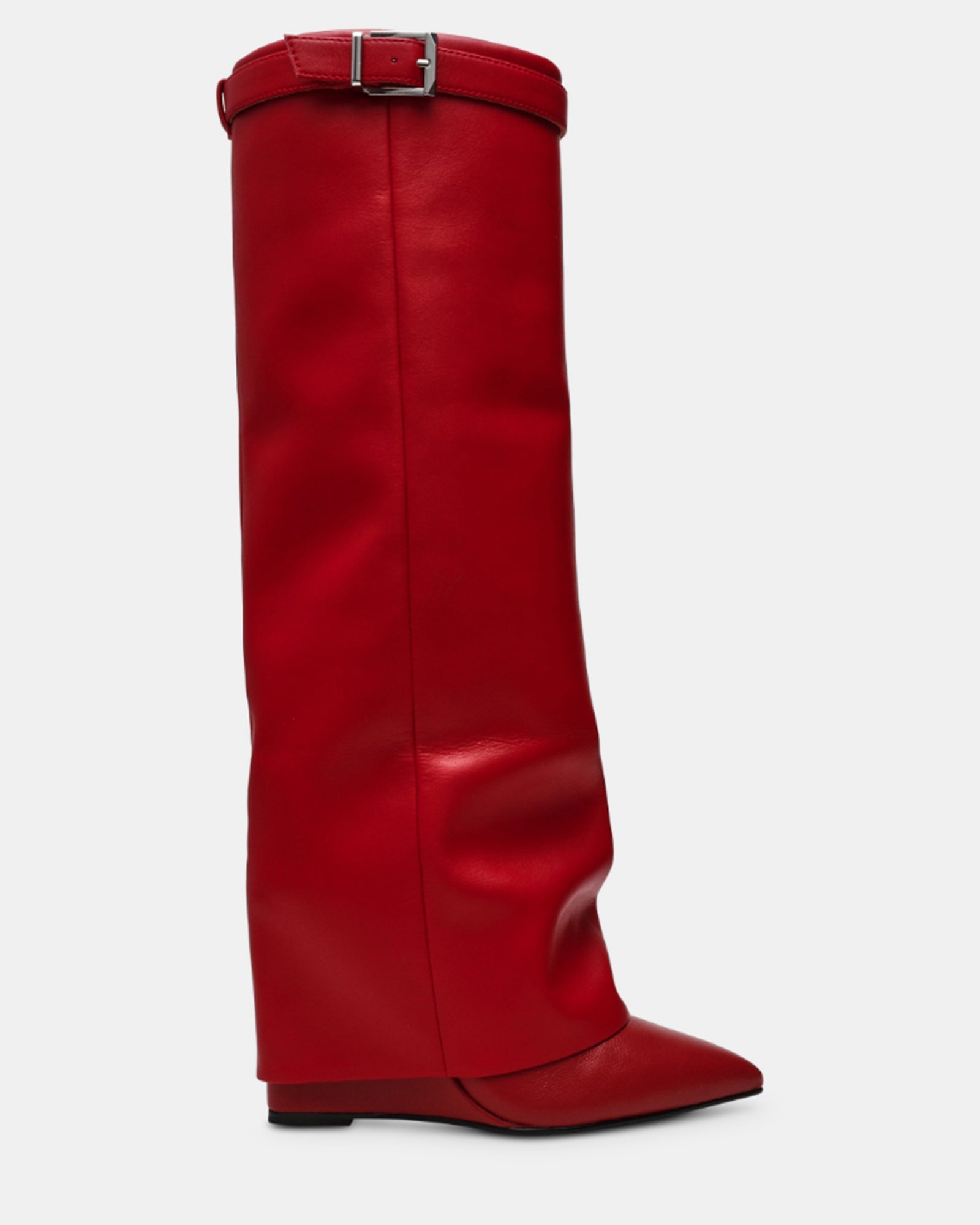 CORENNE RED LEATHER - Women's Shoes - Steve Madden Canada
