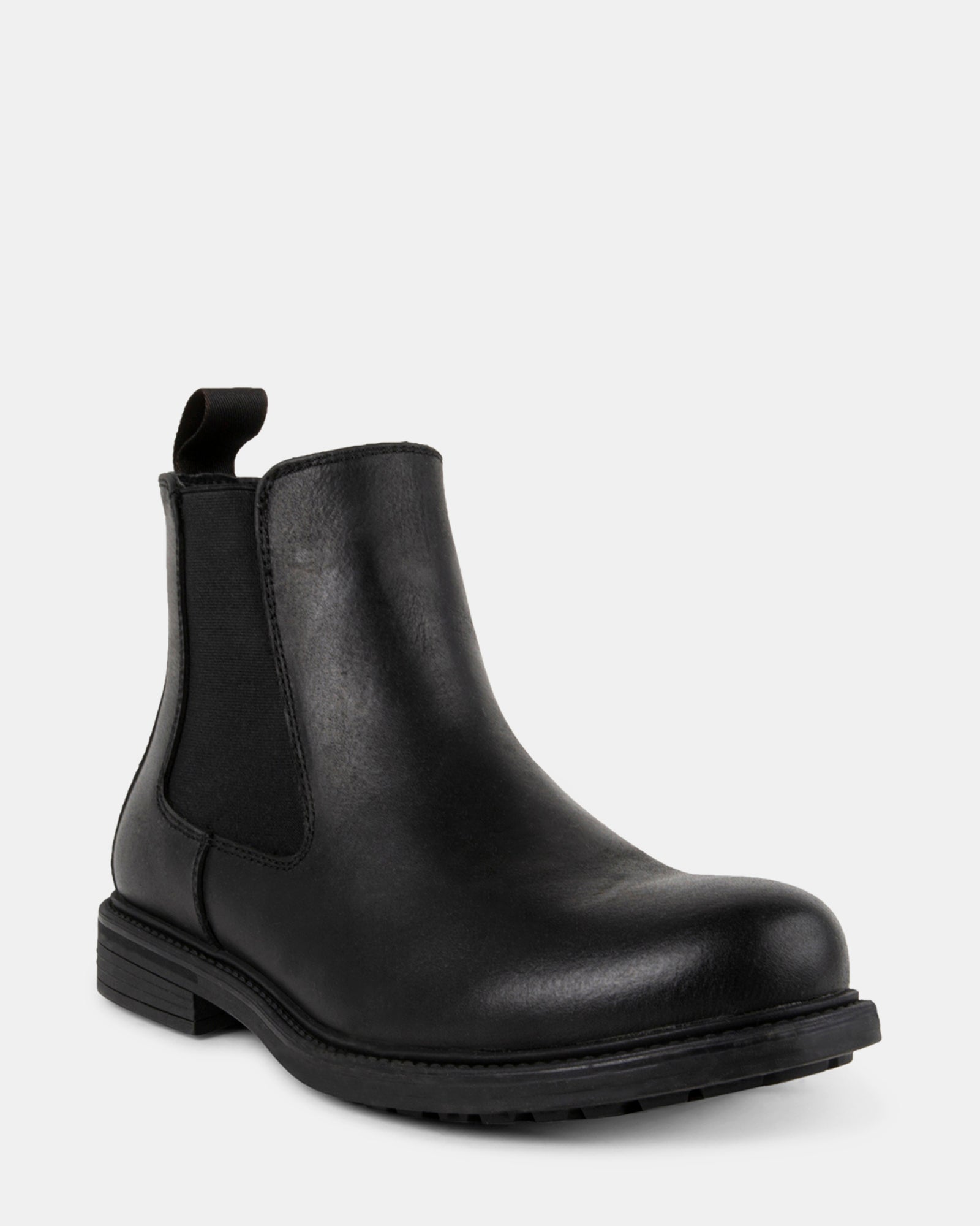 CRIMSON2 BLACK LEATHER - Men's Shoes - Steve Madden Canada