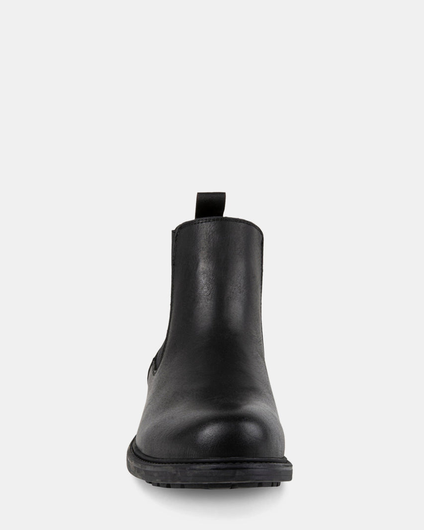 CRIMSON2 BLACK LEATHER - Men's Shoes - Steve Madden Canada