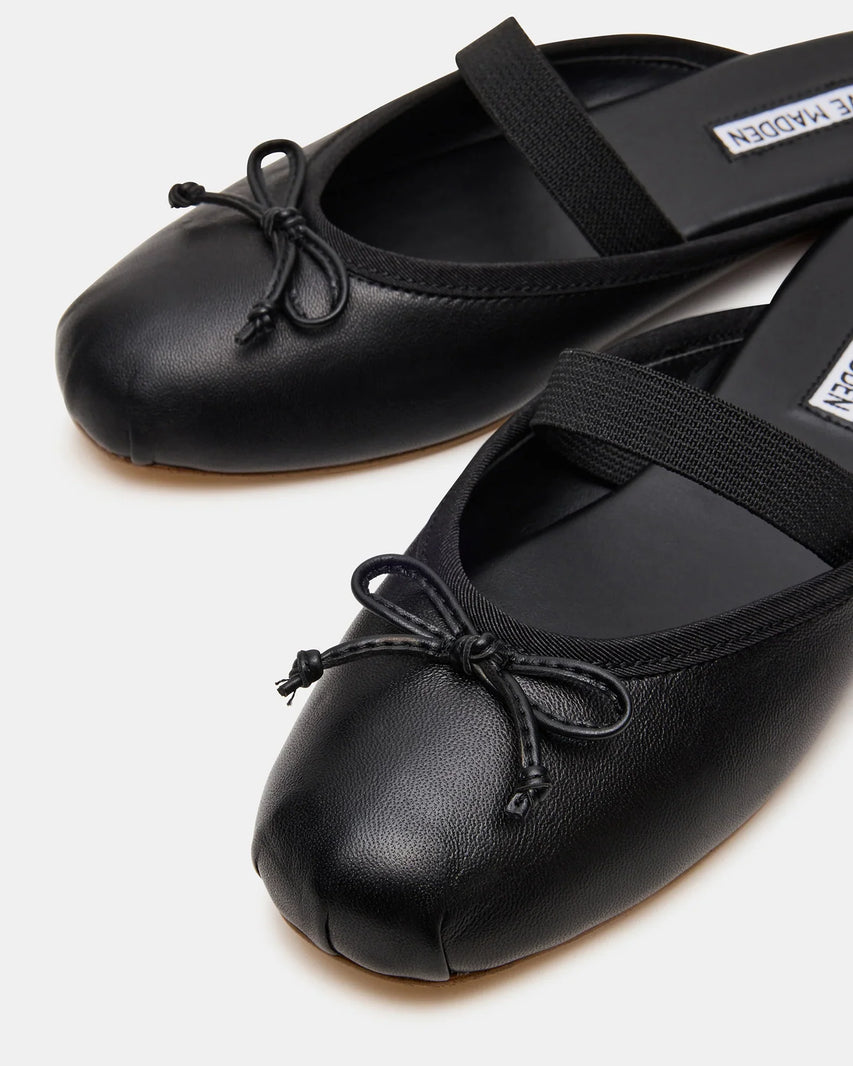 CUTESY BLACK LEATHER - Women's Shoes - Steve Madden Canada